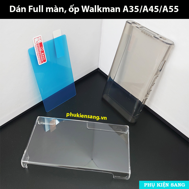 Sony Walkman A35/A45/A55 - Cường lực dẻo, Ốp cứng trong suốt, Ốp dẻo chống sốc