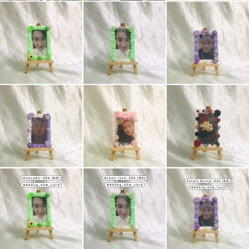 TOPLOADER/THẺ ĐỰNG CARD DECOR KEM KEO