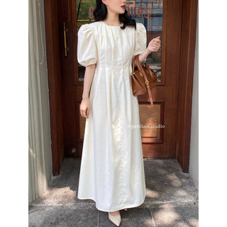 𝐒𝐚𝐫𝐚𝐡 𝐃𝐫𝐞𝐬𝐬 𝐋𝐢𝐧𝐞𝐧 (Váy dáng dài tay bồng)