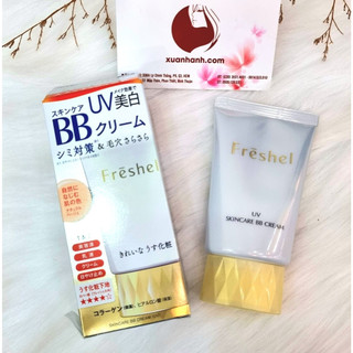 BB Cream Kanebo Freshel White C Mineral UV, khoáng chất lành tính, beige sáng tự nhiên