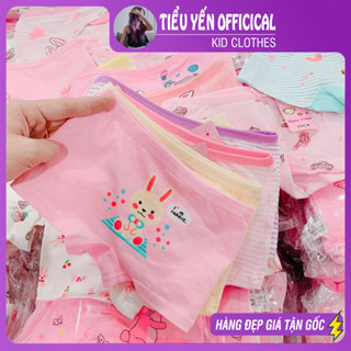[COMBO 4 QUẦN] Quần chíp bé gái dáng quần chíp đùi chất cotton cho bé 8 - 30kg YQ001 | Tiểu Yến Kid