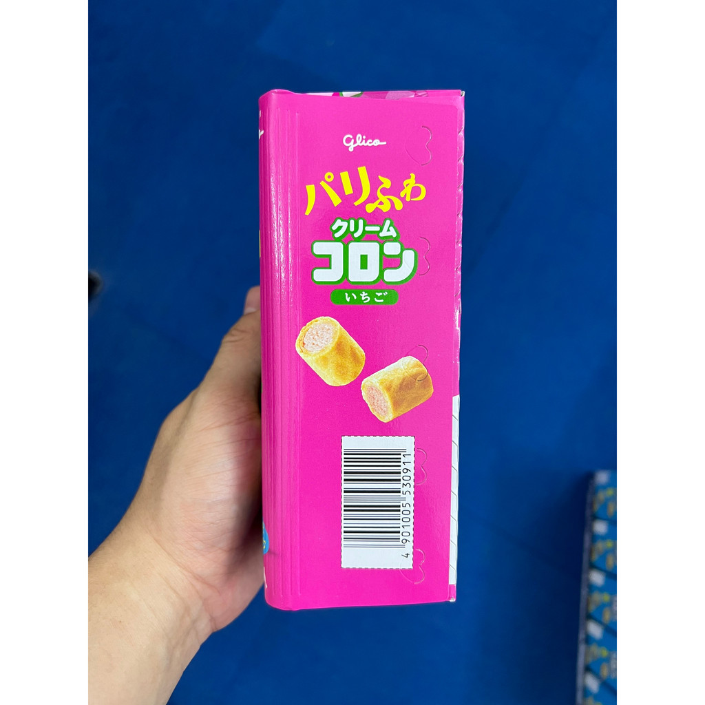 Bánh quế kem glico cắt khúc - VỊ DÂU, VANI