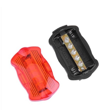 Đèn hậu xe đạp vuông cánh bướm 5 led 7 chế độ sáng