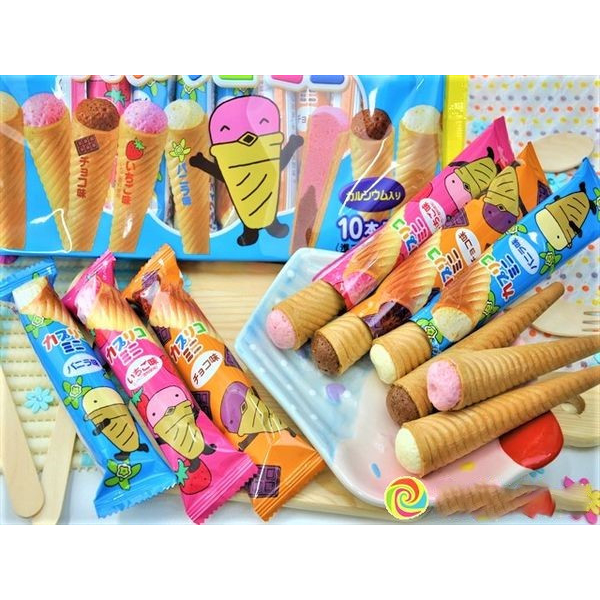 Bánh quế kem glico cắt khúc Túi To