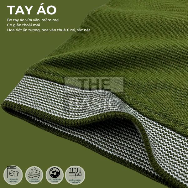 Áo Thun Polo Nam THE BASIC áo thun cổ bẻ  chất cotton co giãn cao cấp , thấm hút mồ hôi - BBXR004