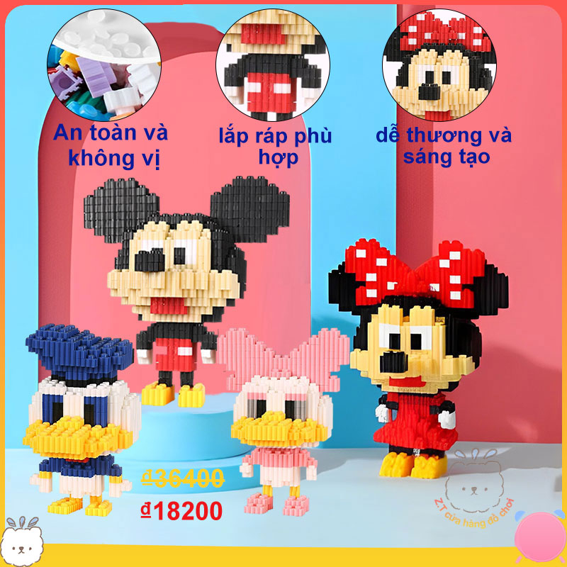Lego Mini Mô hình Lắp Ráp đồ chơi động vật hoạt hình Disney cho bé 6 tuổi trở lên đồ chơi xếp hình