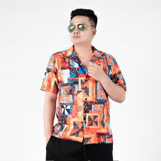 Áo sơ mi đi biển bigsize AKYOO size 80-140kg