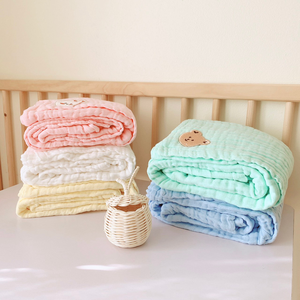 Khăn Sữa, Khăn Tắm 6 Lớp MONONA Kháng Khuẩn Cho Bé