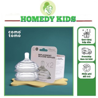 Núm ti bình sữa comotomo 1,2,3 y cut, chính hãng ,an toàn
