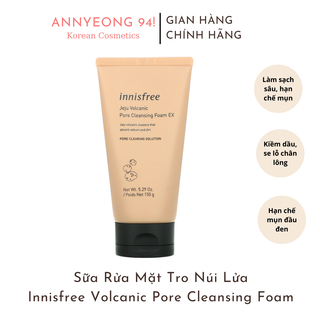 Sữa Rửa Mặt Innisfree Jeju Volcanic Pore Cleansing Foam EX 150g