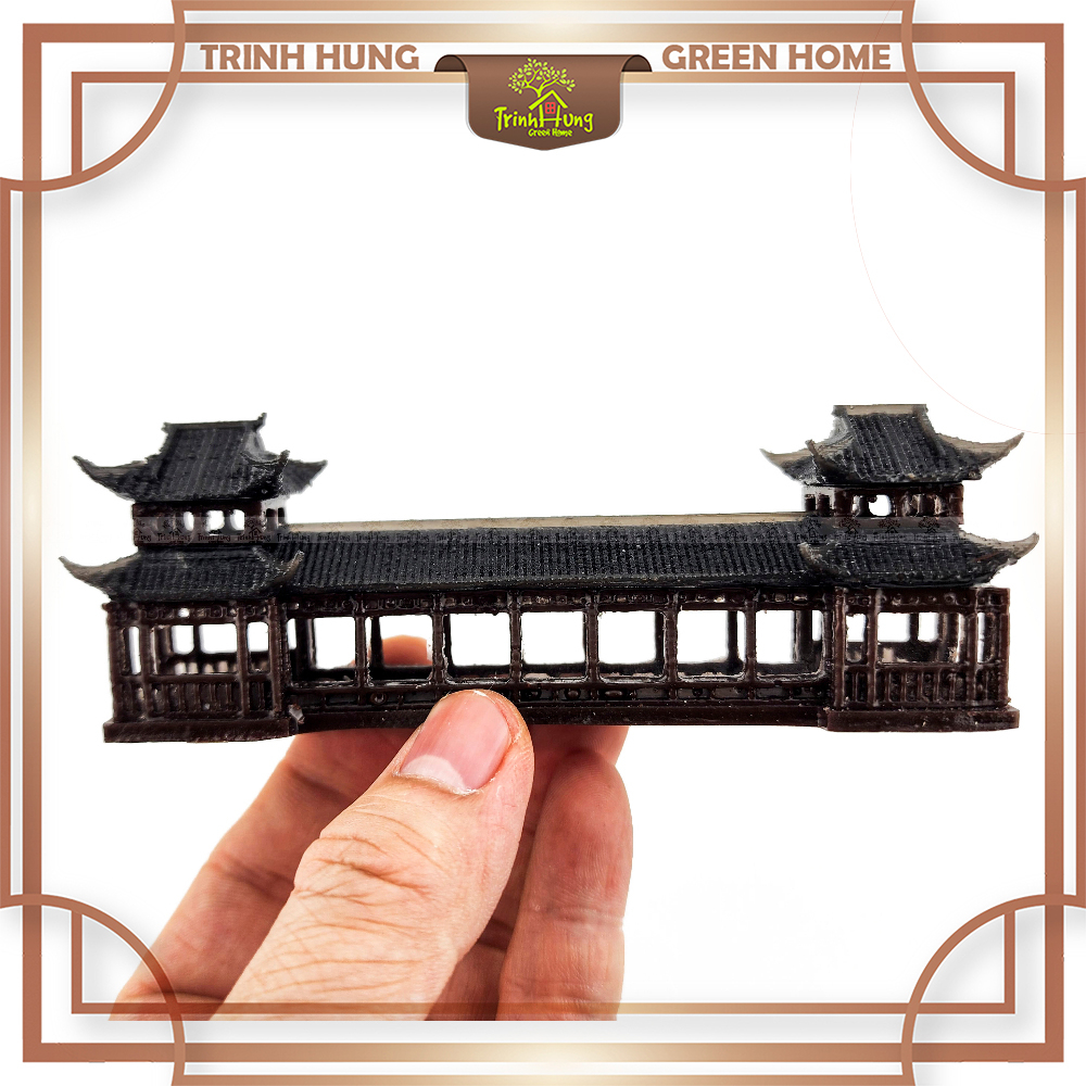 Mô hình chùa Nhật TC90 - trang trí tiểu cảnh, bán cạn, bonsai, Terrarium
