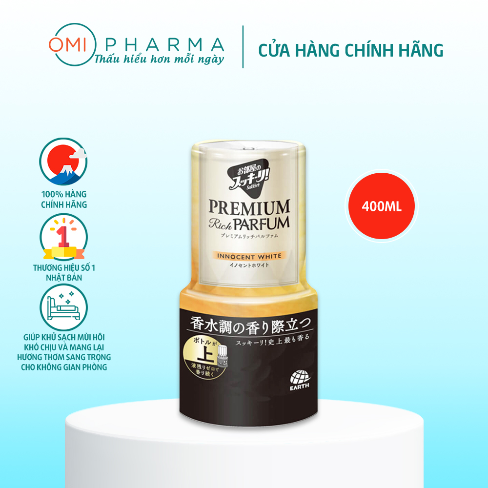 Hộp Làm Thơm Phòng Hakugen Earth Sukki-ri Hương Nước Hoa Tao Nhã Nhật Bản 400ml