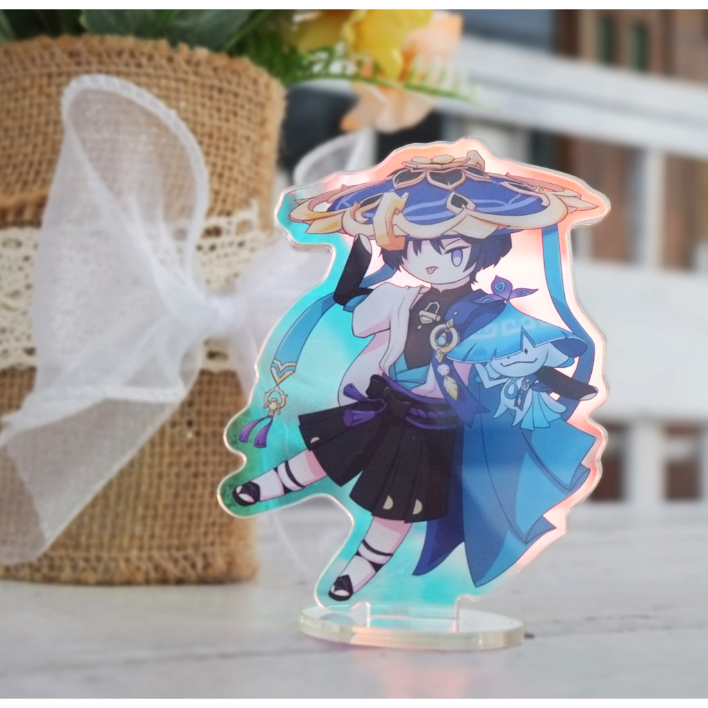 Standee Wanderer/Scaramouce Acrylic Rainbow 8cm - Genshin Impact