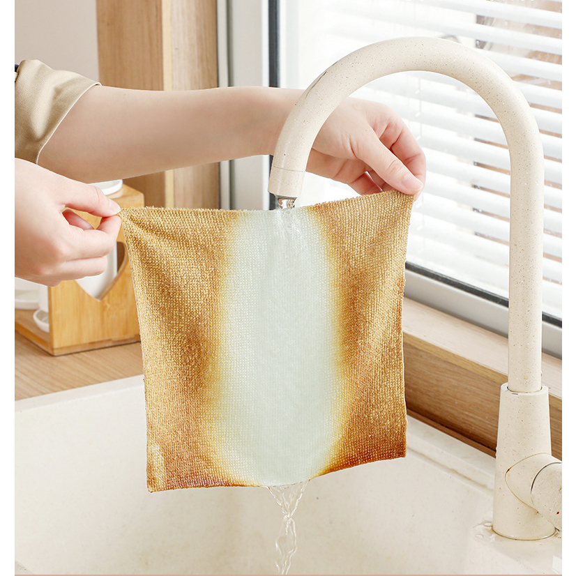 Hộp 20 chiếc khăn lau vải đa năng, chất liệu mềm mại siêu thấm hút, lau sạch bụi bẩn, vết dầu mỡ, có thể tái sử dụng