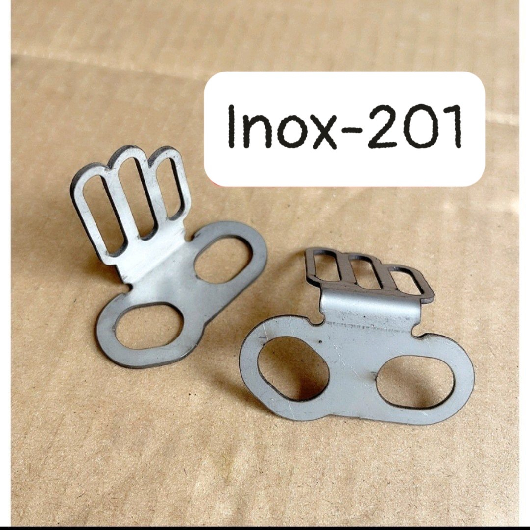 Bát  gắn đèn trợ sáng Mini vào phuộc Inox 304
