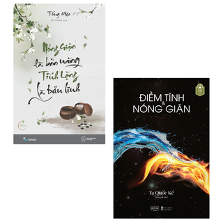 Sách - combo 2 cuốn: nóng giận là bản năng, tĩnh lặng là bản lĩnh + điềm tĩnh & nóng giận