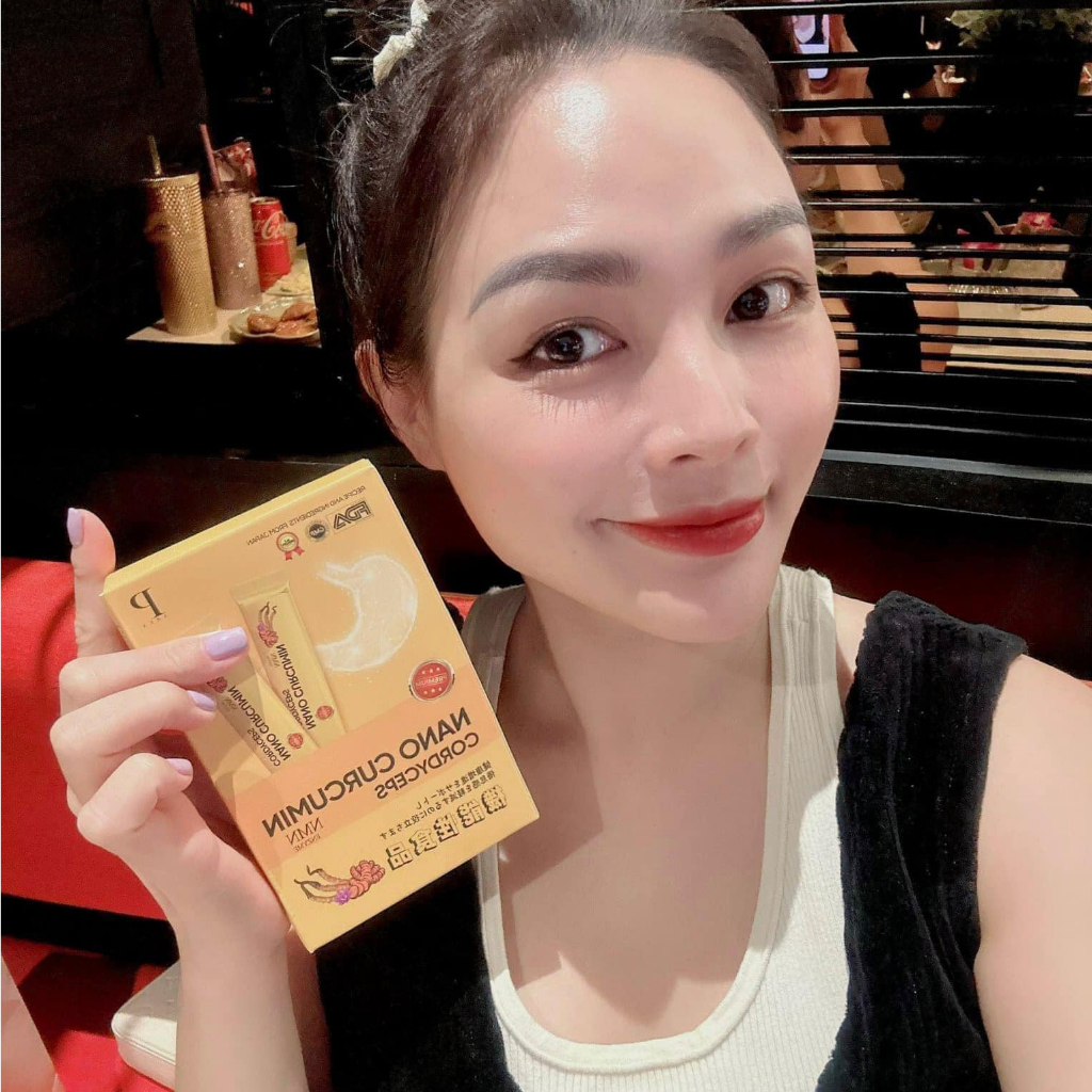 [PAREA] Thạch Nghệ NMN Đông Trùng Hạ Thảo Parea Nano Curcumin Cordyceps - 1 GÓi