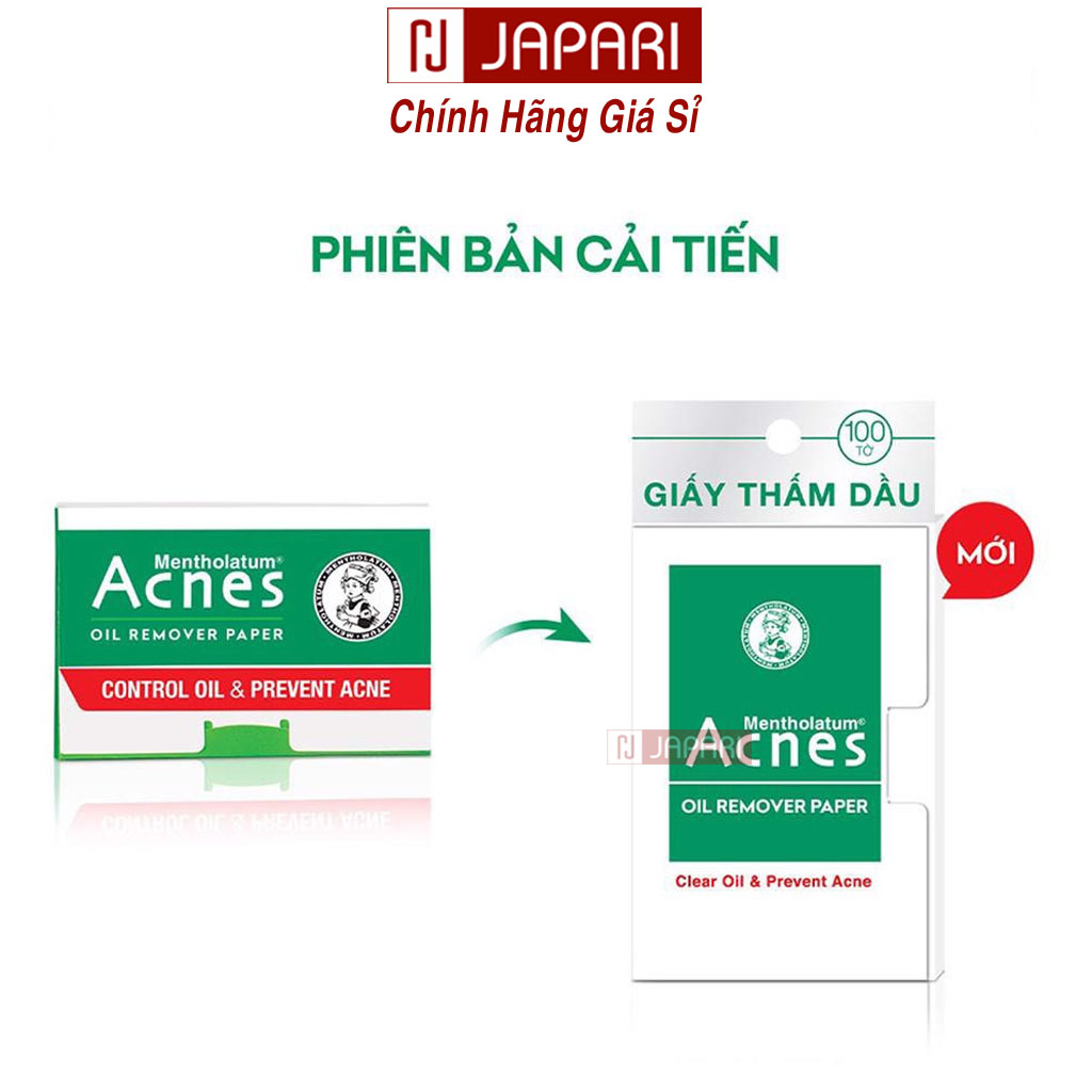 Giấy Thấm Dầu Da Mặt Acnes Ngừa Mụn Da Dầu Da Nhạy Cảm CHÍNH HÃNG ROHTO NHẬT Chăm Sóc Da Sau Trang Điểm Mỹ Phẩm JAPARI