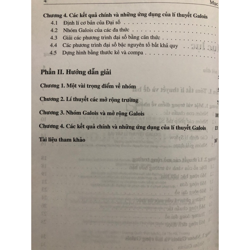Sách - Bài tập lí thuyết Galois