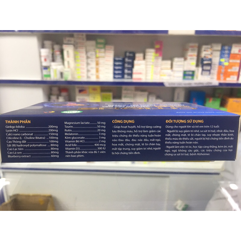 Citione Brain - Giúp hoạt huyết, tăng cường lưu thông máu vùng tiền đình