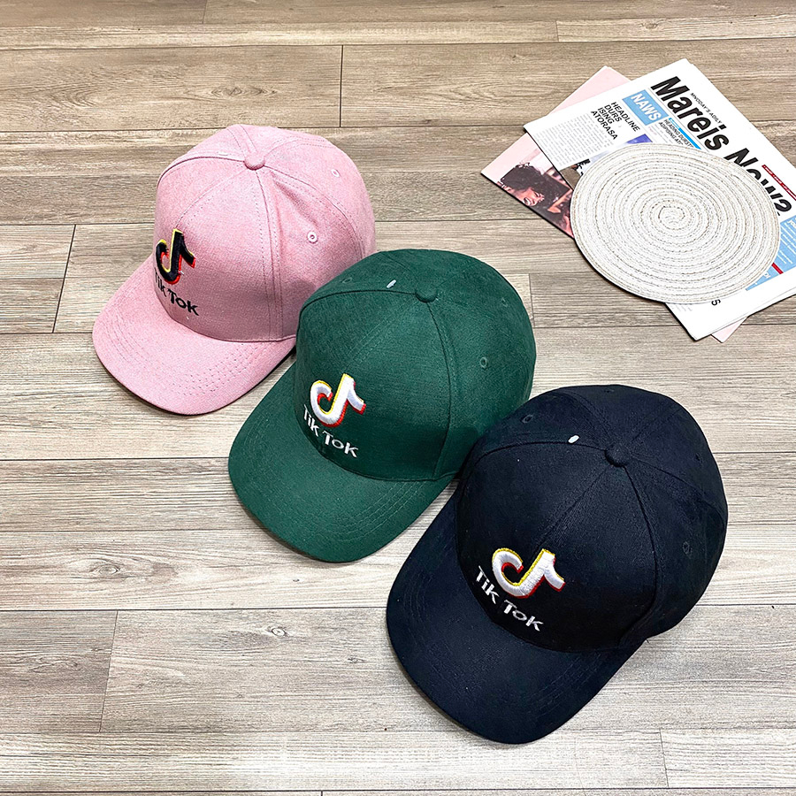 Mũ lưỡi trai unisex thêu logo phối chữ hottrend - NN53