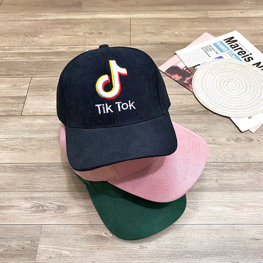 Mũ lưỡi trai unisex thêu logo phối chữ hottrend - NN53