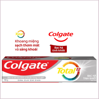 Kem đánh răng colgate total bạc hà tinh khiết 170g