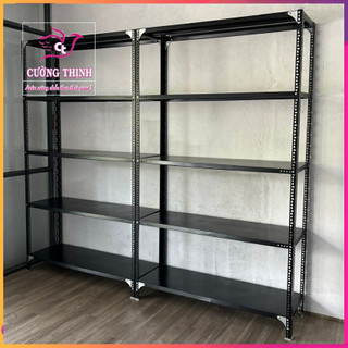 Kệ sắt V lỗ đa năng 4-5 Tầng,Dài 1m2 x Rộng 40cm x Cao 1,5m-2m, kệ lắp ghép đa năng