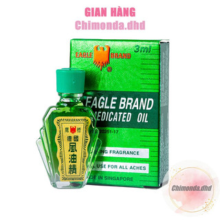 Dầu gió xanh con ó eagle singapore 24ml ~ 36ml