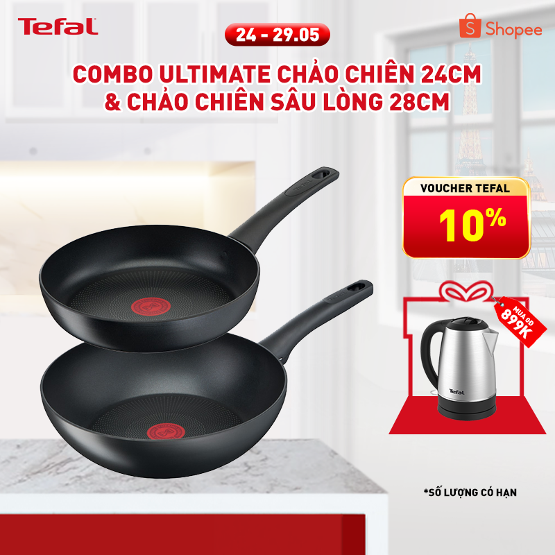 Combo Ultimate Chảo chiên 24cm & Chảo chiên sâu lòng 28cm