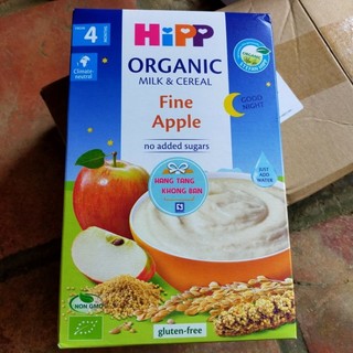 Bột ăn dặm dinh dưỡng sữa, chúc ngủ ngon Táo Tây Hipp 250g