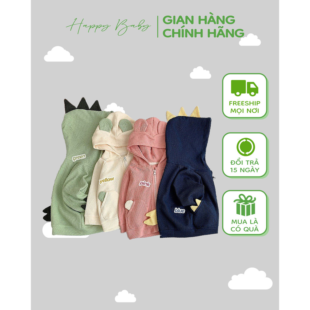 Áo chống nắng Lions cho bé trai bé gái, Áo khoác mỏng cho bé trai bé gái HAPPY BABY