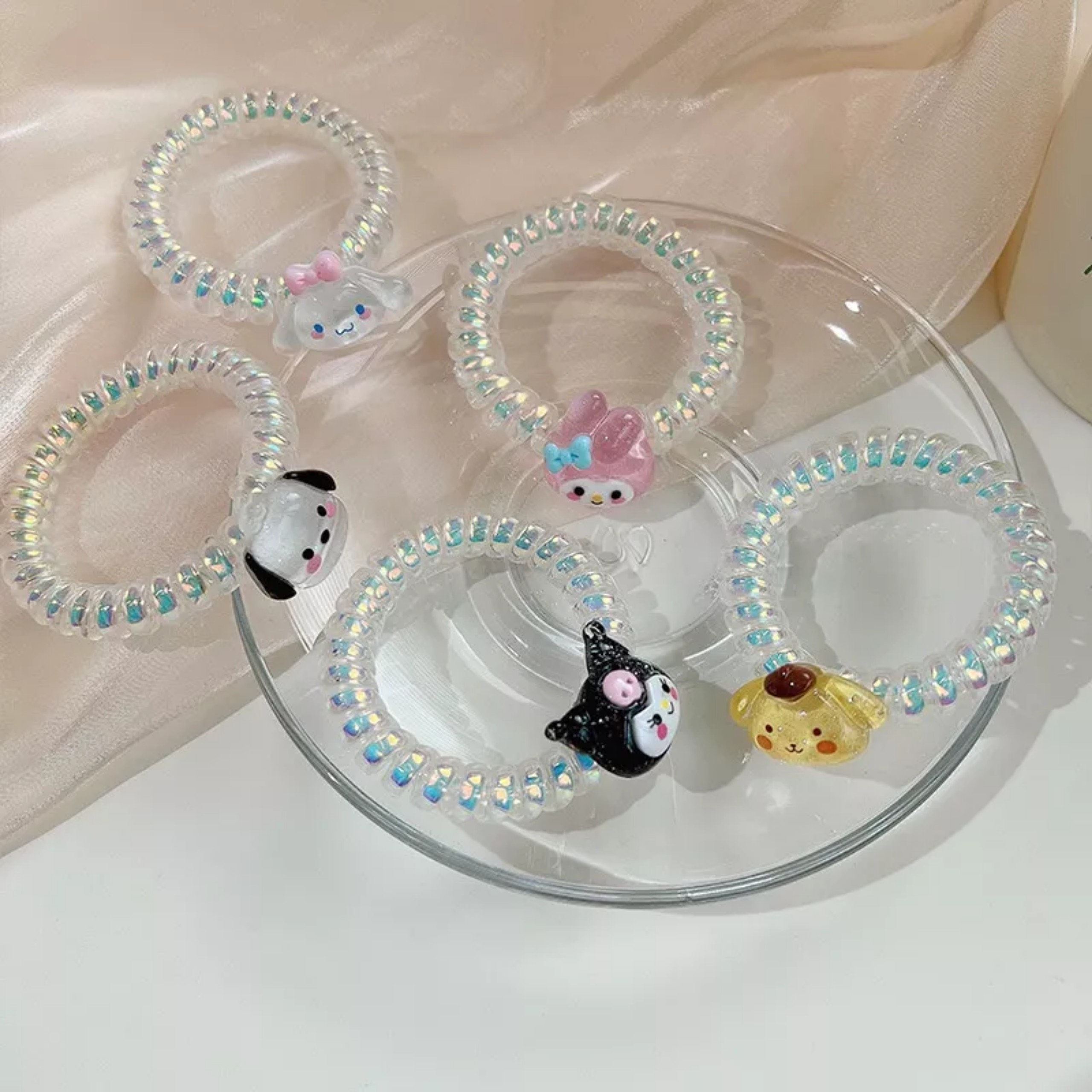 Cột Tóc Lò Xo Kiểu Dáng Hoạt Hình Cute