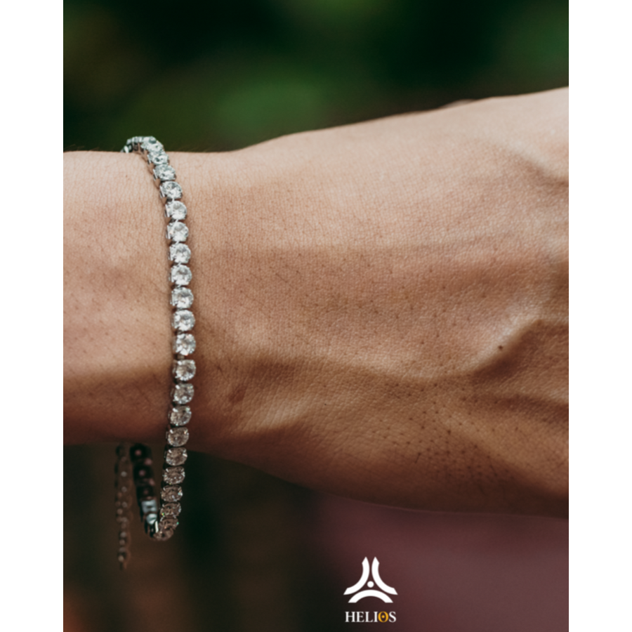Vòng tay kim loại Helios Tennis 18cm VTKL0078