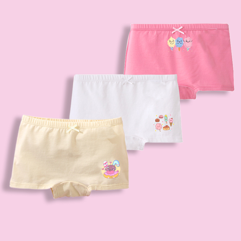 Quần Chip Đùi Bé Gái Cotton Cao Cấp Mềm Mại Bảo Vệ Vùng Kín - Babyboo- PiBo Store