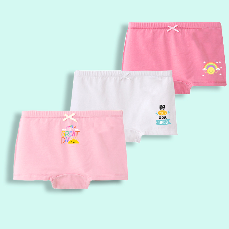 Quần Chip Đùi Bé Gái Cotton Cao Cấp Mềm Mại Bảo Vệ Vùng Kín - Babyboo- PiBo Store