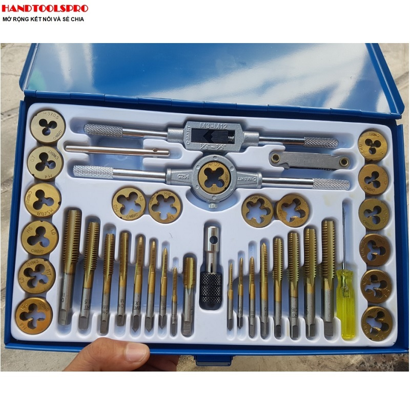 Bộ taro ren thép 40 chi tiết A1012 C-MART