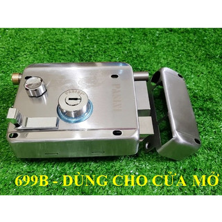 Khóa cổng pasini dạng cửa lùa và dạng cửa mở