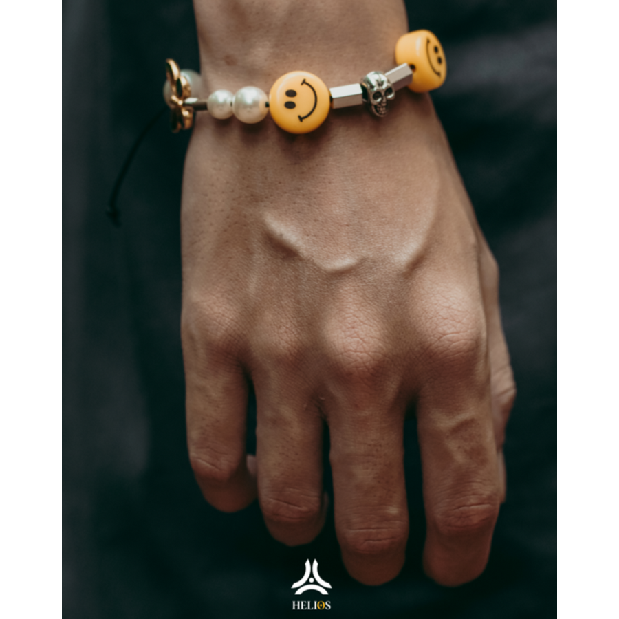 Vòng tay kim loại nam, nữ Helios Emoji