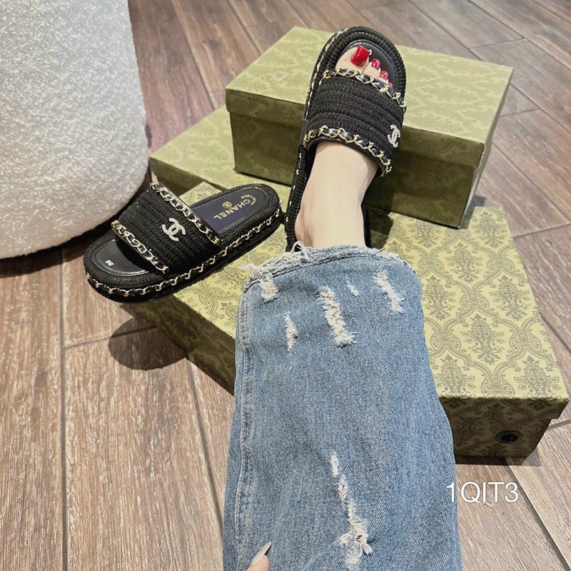 Dép Dù Viền Xích Cao Cấp Sang Êm Đẹp