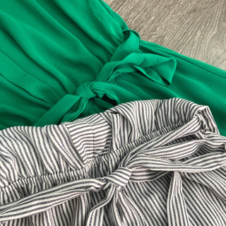 Đầm F21 ngắn cột eo tầng