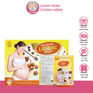 Ngũ Cốc Bầu Siêu Dinh Dưỡng Lạc Lạc Hộp 600g 30 Gói Tặng Kèm Gói Ngũ Cốc