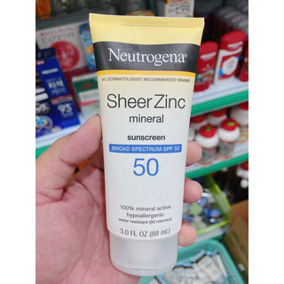 KEM CHỐNG NẮNG Neutrogena Ultra Sheer Zin C SPF 50 88ml