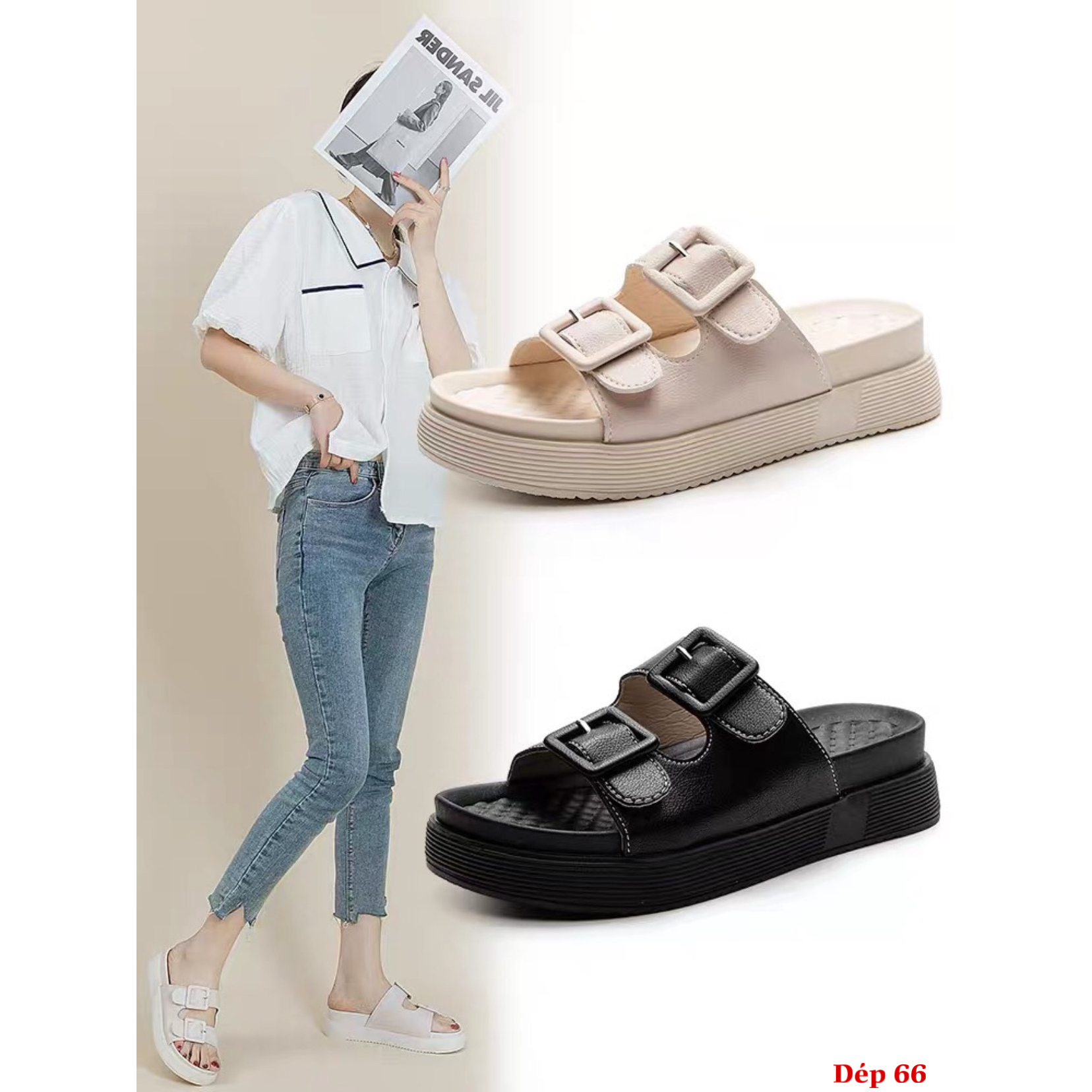 Dép đẹp Em’s Shoes MS: Dép 66