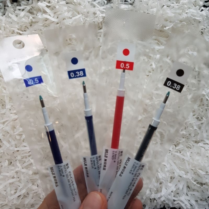 Bút gel MUJI cây lẻ loại có nắp