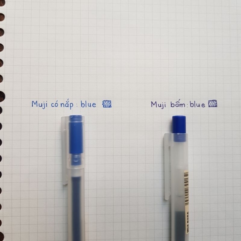 Bút gel MUJI cây lẻ loại có nắp