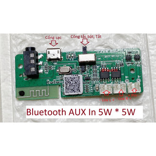 Mạch khuếch đại âm thanh bluetooth 4.1 AUX 5w*5w