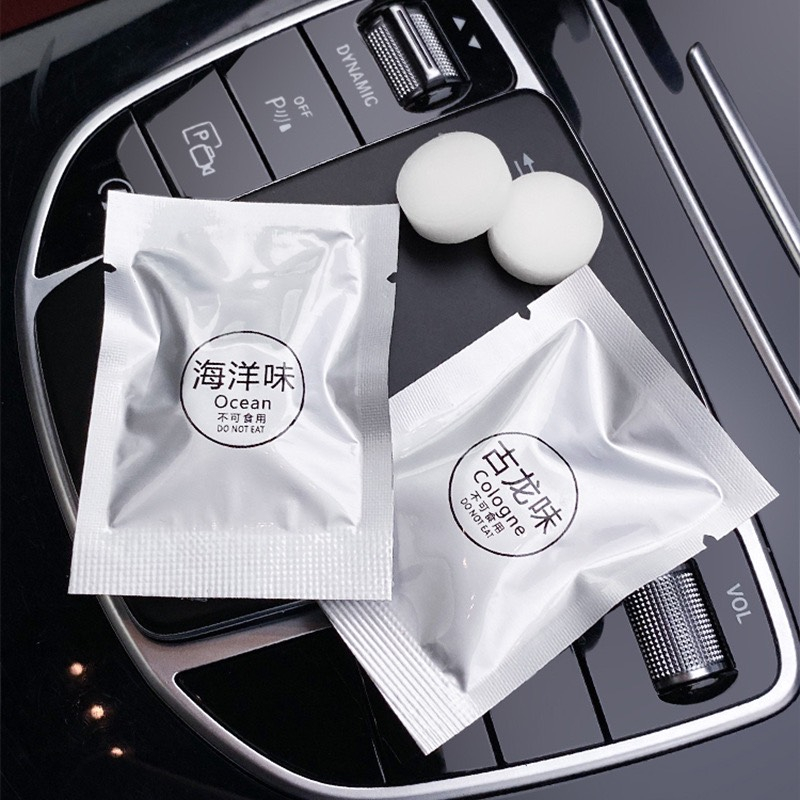 Viên sáp thơm biển, chanh, hoa hồng, hoa nhài, oải hương... ô tô đặt trong gấu taplo tạo hương thơm nhẹ nhàng