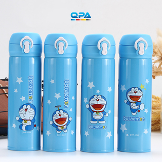 Bình giữ nhiệt nắp bật Doreamon, Hello Kitty, Love - 500 ml