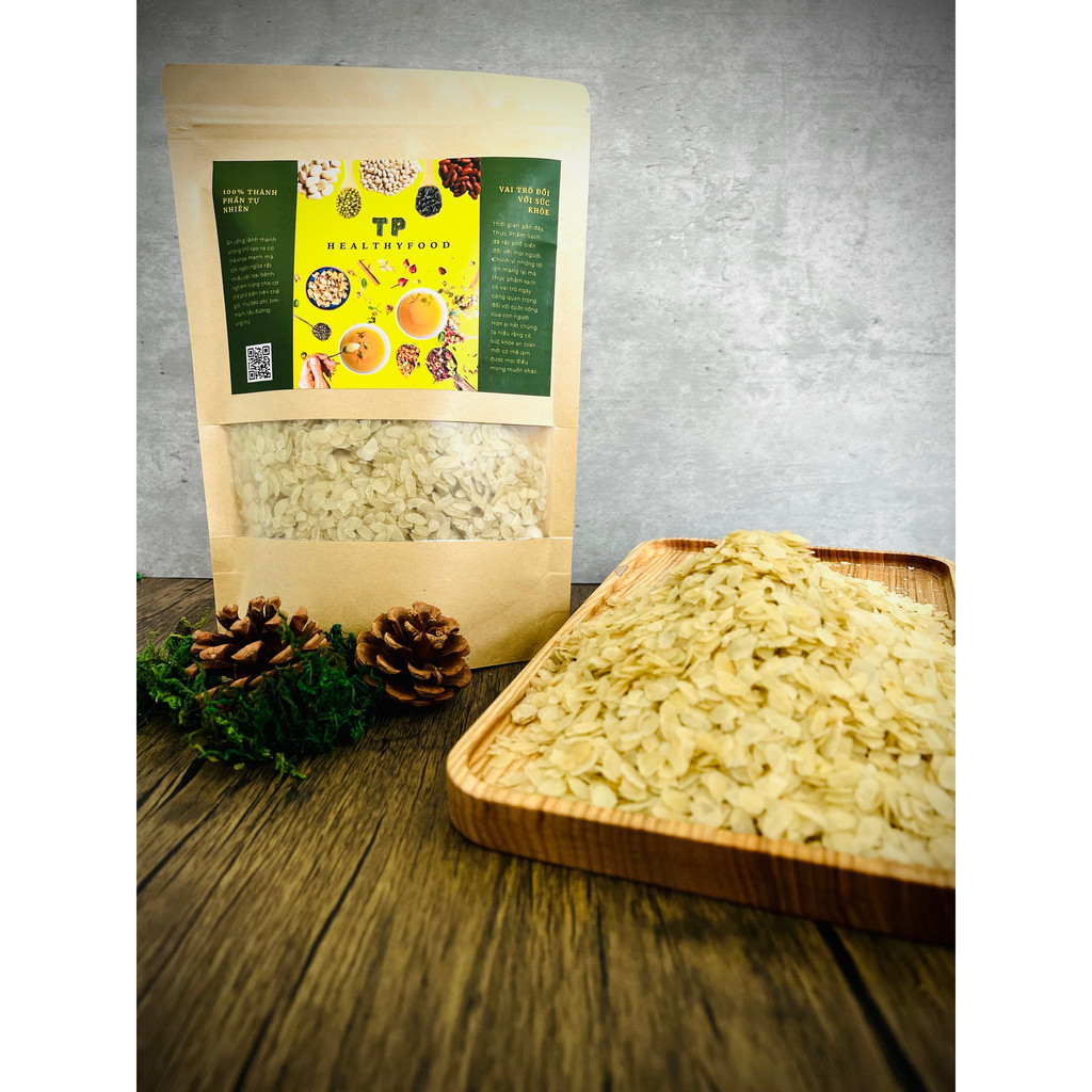 MUA Ở SHOP TP HERBAL TEA ĐỂ CÓ THÊM ƯU ĐÃI - Cốm dẹp xanh làm chả,chiên tôm,làm bánh, nấu xôi,kem...